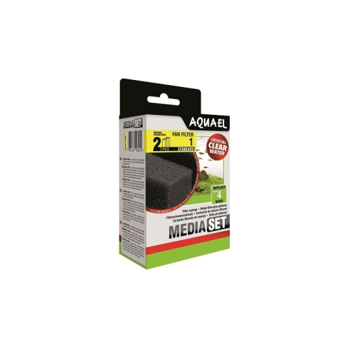 Aquael MEDIA SET STANDARD FANFILTER 1 вкладыш губка (1 шт.)