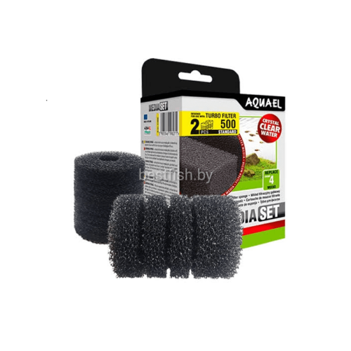 Aquael MEDIA SET STANDARD Turbo 500 вкладыш губка (1 шт.)