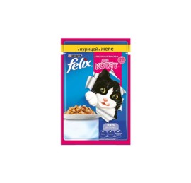 Felix  для котят, с курицей в желе, 85 г