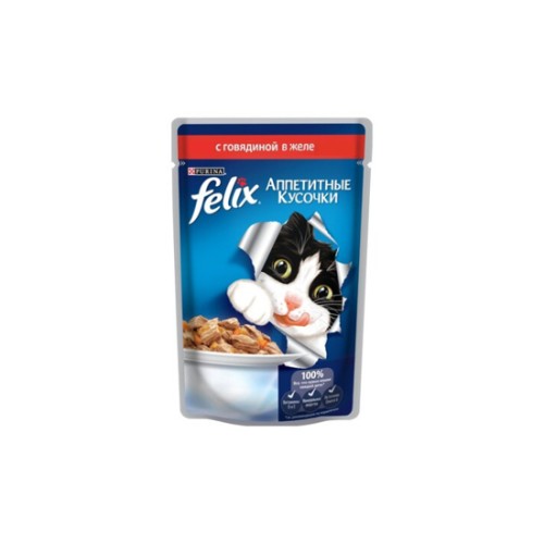 Felix с говядиной в желе, 85 г