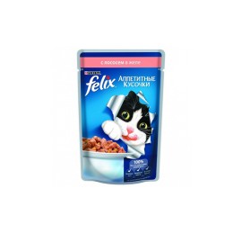 Felix с лососем в желе, 85 г