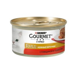 Gourmet Голд с говядиной и томатом,  85 г