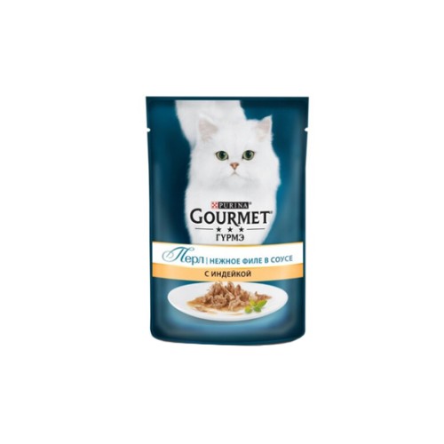 Gourmet Перл с индейкой в соусе, 85 г