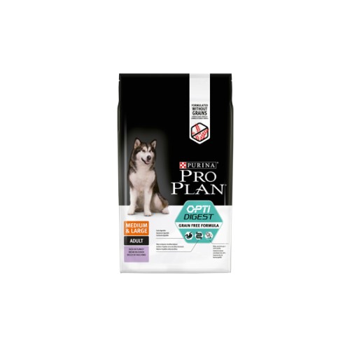 Pro Plan Grain Free Formula 7кг для взрослых собак средних и крупных пород с чувствительным пищеварением