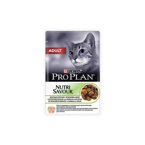 Pro Plan Nutri Savour с ягненком в желе,  85 г