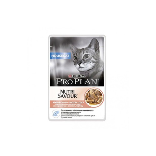 Pro Plan Nutri Savour с лососем в соусе,  85 г