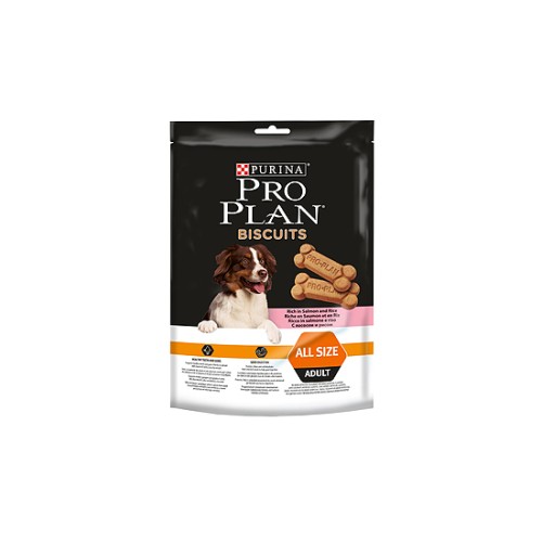 Pro Plan Печенье для взрослых собак, с высоким содержанием лосося и риса,  400 г