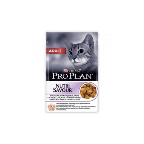 Pro Plan Adult с индейкой в желе, 85 г