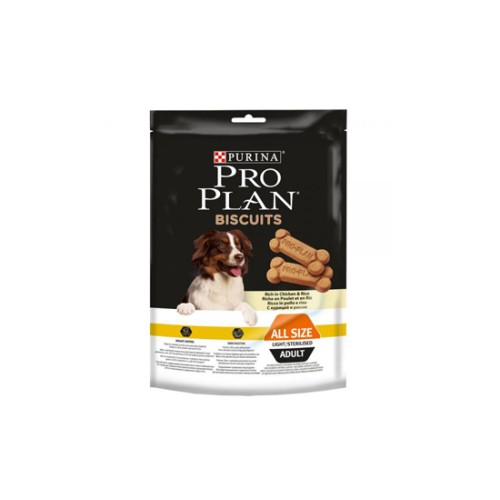 Pro Plan Печенье для взрослых собак с высоким содержанием курицы и риса, 400 г