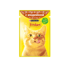 Friskies с индейкой в подливе 85 г.