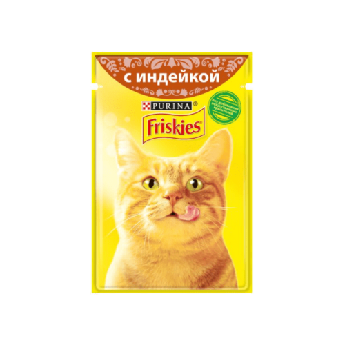 Friskies с индейкой в подливе 85 г.