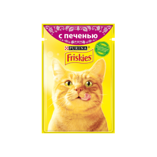 Friskies с печенью в подливе 85 г.