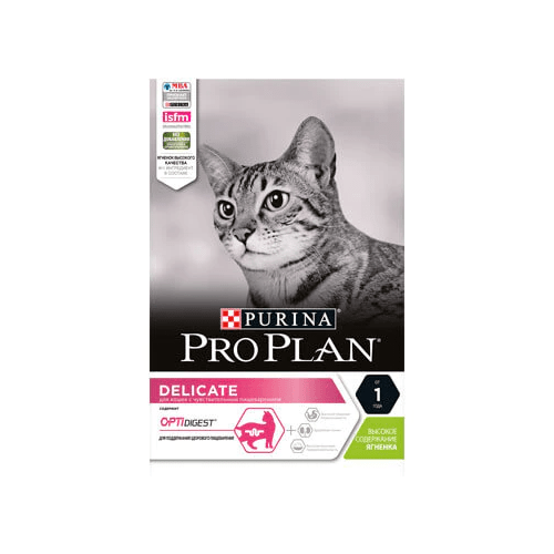 Pro Plan DELICATE с ягненком 1.5 кг.