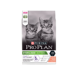 Pro Plan Sterilised Kitten с лососем 400 гр.