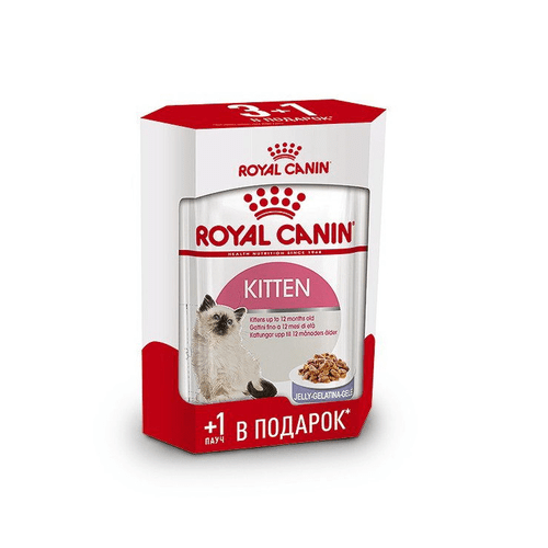 Royal Canin Kitten кусочки в желе, 3+1, 85 гр.