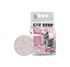 Комкующийся наполнитель CAT STEP Compact White Baby Powder