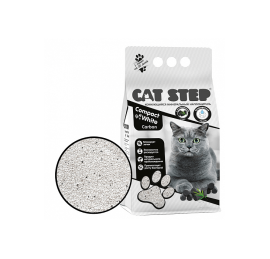 Комкующийся наполнитель CAT STEP Compact White Carbon