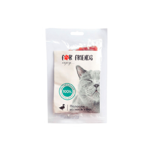 For Friends Полоски из мяса утки, 50 гр.