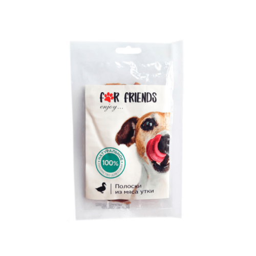 For Friends Полоски из мяса утки, 50 гр.
