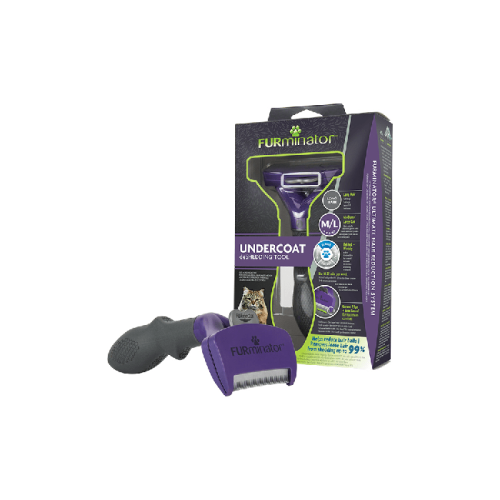 FURminator M/L для больших кошек c длинной шерстью