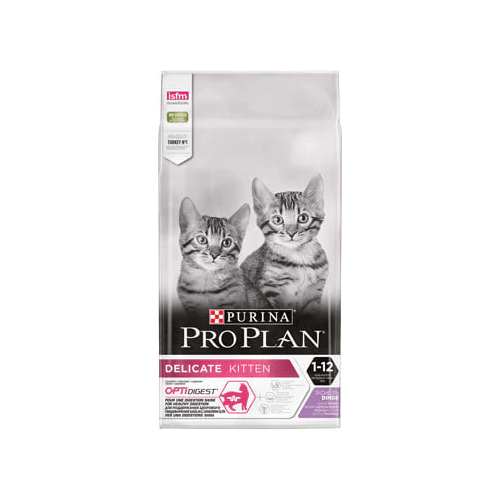 Pro Plan DELICATE Kitten с индейкой 400 гр.