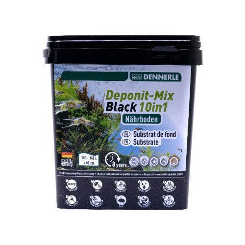 Dennerle Deponit-Mix Professional Black 10in1 субстрат питательный, 4.8кг.