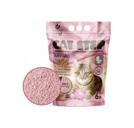 Комкующийся наполнитель растительный CAT STEP Tofu Lotus, 6л.