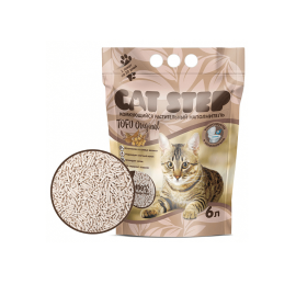 Комкующийся наполнитель растительный CAT STEP Tofu Original, 6л.