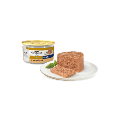 Gourmet Гурмэ Голд паштет с индейкой,  85г.