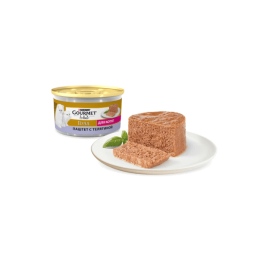 Gourmet Гурмэ Голд паштет для котят с телятиной,  85г.