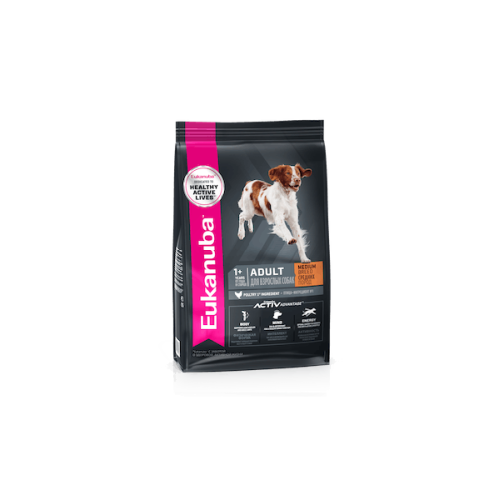 Eukanuba ADULT MEDIUM BREED 1+ YEARS (птица)
