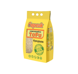Комкующийся наполнитель Барсик Тофу Кукуруза
