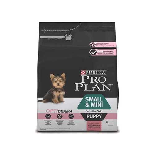 Pro Plan Small & Mini Adult Sensitive Skin с лососем и рисом 700 гр.