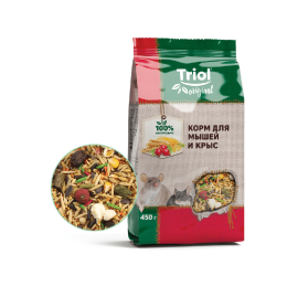 Корм Triol Original для мышей и крыс, 450 г.