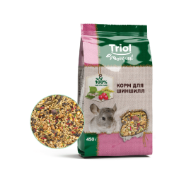 Корм Triol Original для шиншилл, 450 г.