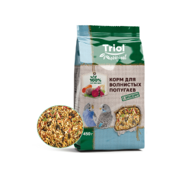 Корм Triol Original для волнистых попугаев с овощами, 450 г.