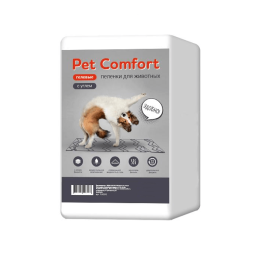 Пеленки для собак Pet Comfort с углем 45x60cm. 1 шт.