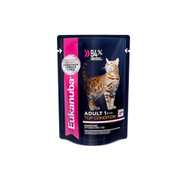 Влажный корм Eukanuba с лососем в соусе, 85 гр.