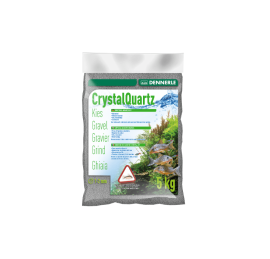 Грунт Dennerle Crystal Quartz Gravel темно-серый 5кг.