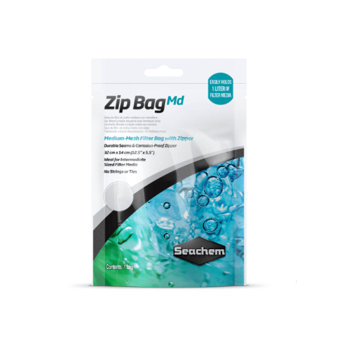 Мешок Seachem для наполнителей Zip Bag M 32х14 см.