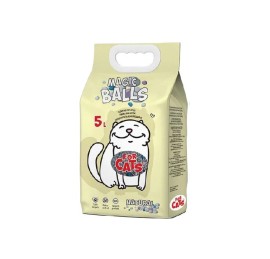 Наполнитель комкующийся натуральный FOR CATS Magic Balls Natural 5 л.