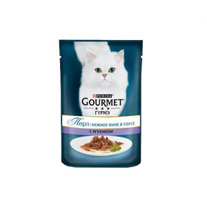 GOURMET PERLE 85г кусочки в подливке ягненок