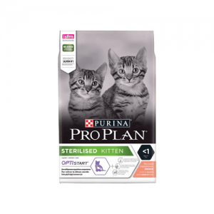 Pro Plan Sterilised Kitten с лососем