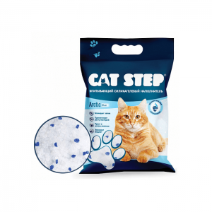 Силикагелевый наполнитель CAT STEP Arctic Blue